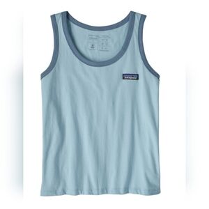 Patagonia Women's P-6 Label Organic Tank NWT Size Small (Fin Blue) Style #37578